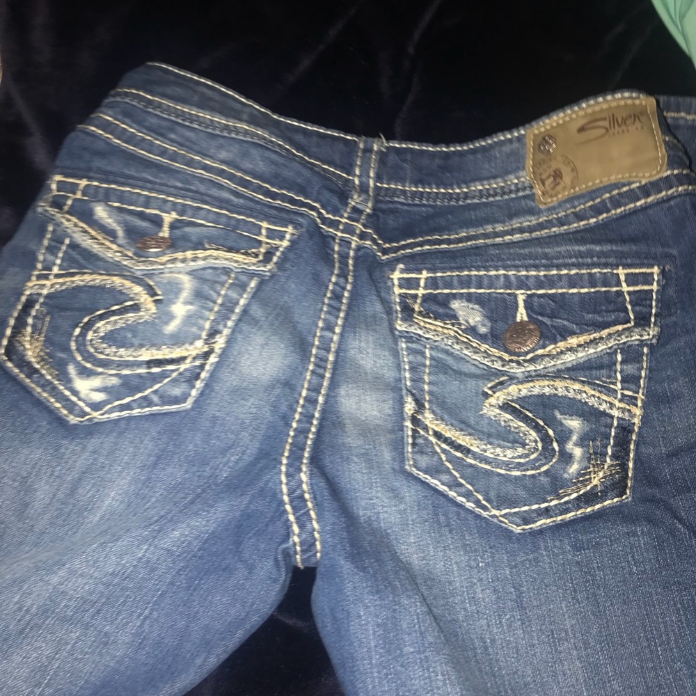 Silver jeans